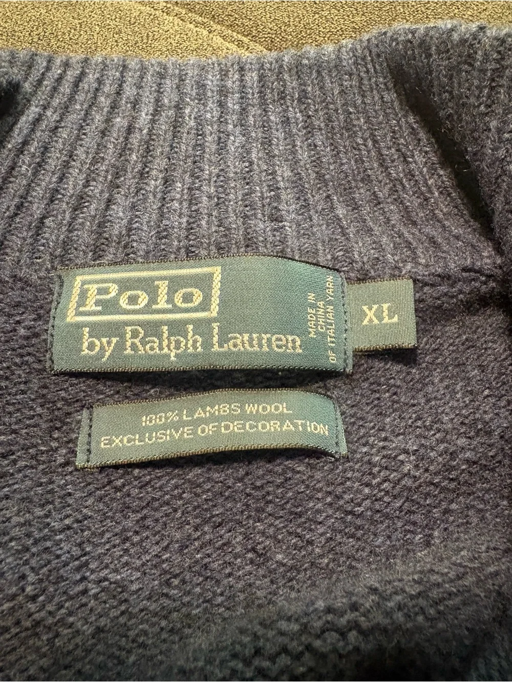 Ralph Lauren stay cozy